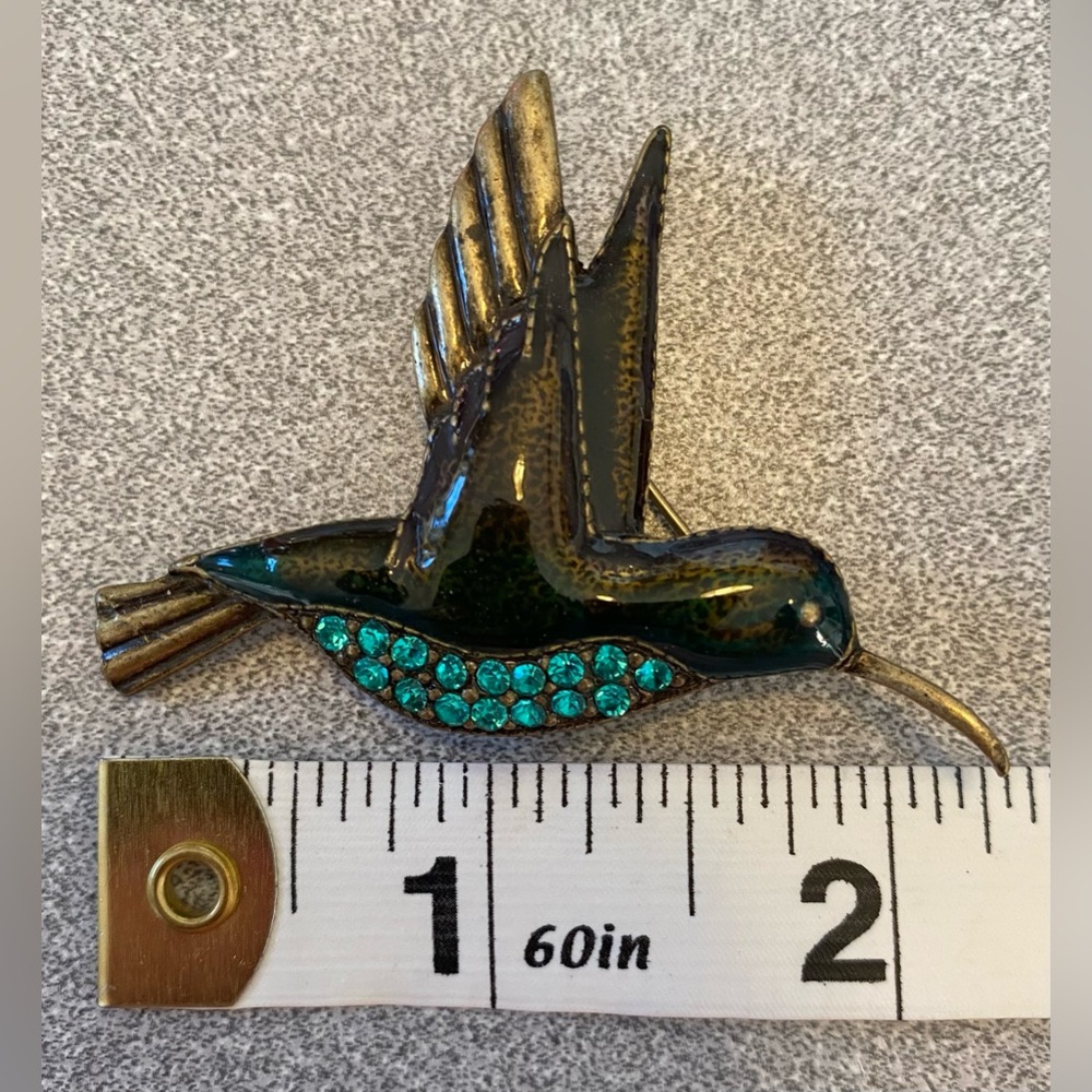 Hummingbird Pin /Brooch - Picture 4 of 5